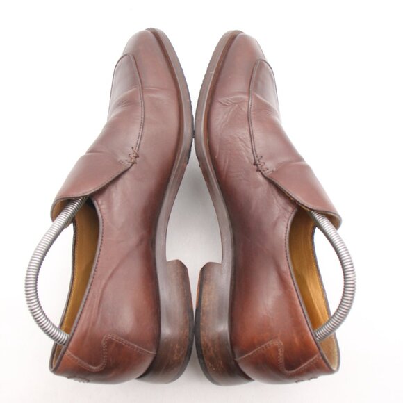 Oliver Sweeney Italy Men\'s UK 8 Brown Leather Slip On Loafers Shoes main image 4